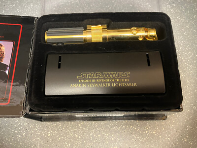 Star Wars Master Replicas Anakin Skywalker .45 GOLD Lightsaber