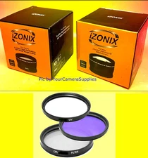 0.43x WIDE ANGLE+ 2.2x TELEPHOTO LENS 58mm+ FILTER KIT CPL UV FL-D IZONIX  58 mm