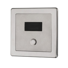 Chrome Urinal Flush Valve Sensor Brass Flush Valve For Bathroom Wall Mounted