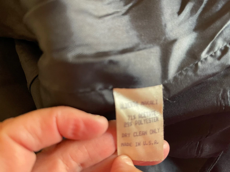 Chaqueta corta negra Alberto Makali para mujer talla 10 cremallera frontal EE. UU. Foto 4 de 4