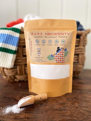 All Natural Laundry Detergent Powder Non-Toxic Eczema Friendly 50 Loads