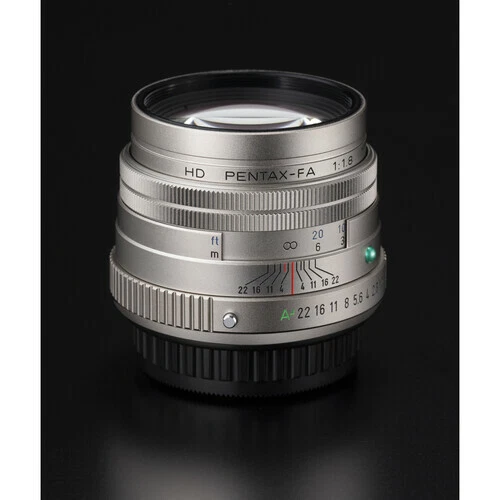 New Pentax HD PENTAX-FA 77mm f/1.8 Limited SILVER for K-Mount Full-Frame Format - Image 4 of 4