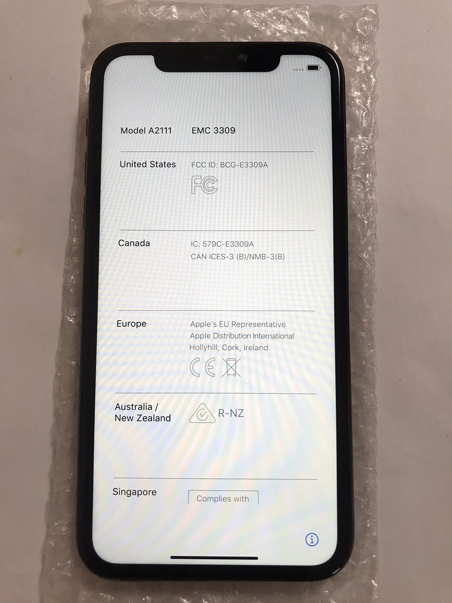 Genuine Apple OEM Black iPhone 11 Screen Replacement Good