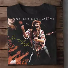 Rare Kenny Loggins Alive Signed Short Sleeve Cotton All Size Unisex Shirt KH620