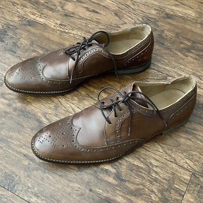 John varvatos Italian leather men’s shoes size 10.5 dress shoes brown leather John Varvatos John Varvatos Leather Loafers Men main image 4