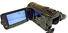 Canon Vixia HF21 HD Camcorder NO Charger Battery Tested - Works