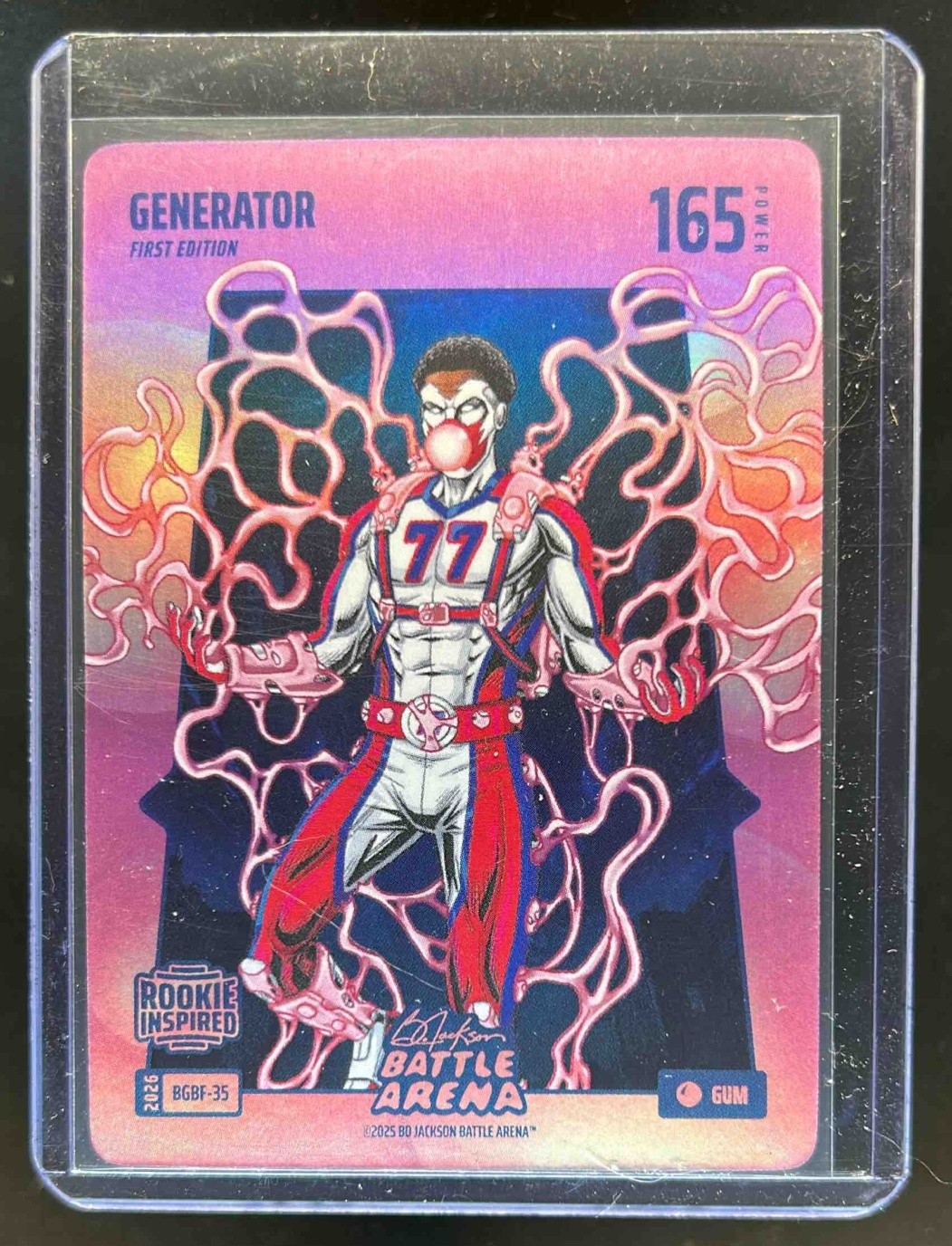 2026 Bo Jackson Battle Arena Griffey Generator Bubble Gum Battlefoil SP #BGBF-35