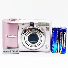Canon PowerShot A1100 IS Pink 12.1MP 4x optical zoom Digital Camera From Japan