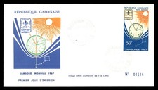 Mayfairstamps Gabon FDC 1967 Mondial jamboree First Day Cover aaz_55731