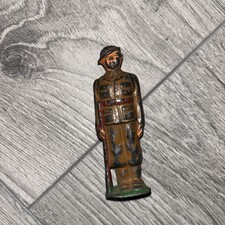 Dime Store Barclay Manoil Lead Toy Soldier Military Marching Rifle Vintage