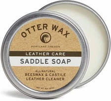 Otter Wax Saddle Soap | 2oz | All-Natural Leather Cleaner | Made in USA
