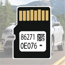 2024 Latest Version 86271 0E076 Navigation SD Card, GPS Map 86271-0e076 