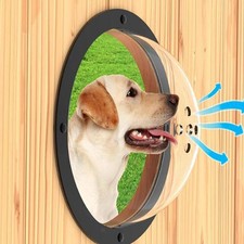 Pet Bubble Window Landscape Viewer Doggie Fence Window For Yard Garden Patio