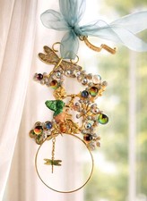 Kirks Folly Ornament Charmer Fairy Pipe Dreams Dragonfly Magnifying Mirror