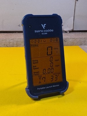 Swing Caddie SC200 Portable Golf Launch Monitor. No Remote and
