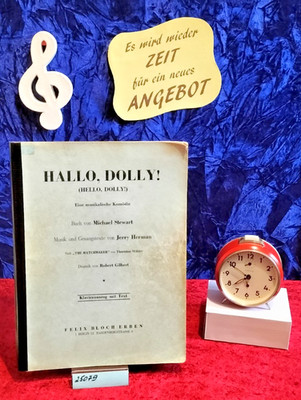 Jerry Herman:  ''Hallo, Dolly!'',  Klavierauszug mit deutschem Text