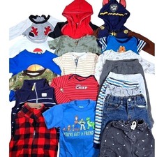 EUC Huge Lot Baby Boy Bundle ALLSEASON Clothing 20Pc Sz 24M-2T