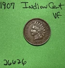 1907 Indian Head Cent / Penny 1c Vf Very Fine