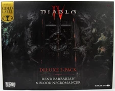 McFarlane Toys Diablo IV Rend Barbarian and Blood Necromancer 1:12 Figure 2-Pack