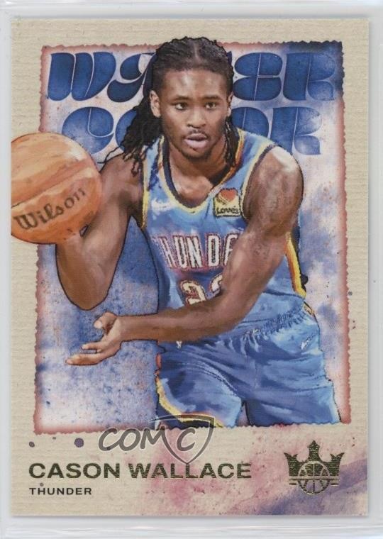 2023-24 Panini Court Kings Water Color Cason Wallace #27 Rookie RC 1i5d