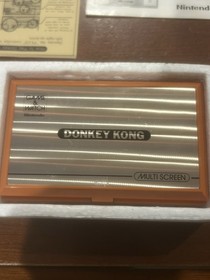 Excellent Nintendo DONKEY KONG DK-52 Game & Watch Multi Screen 1982 CIB Tested 