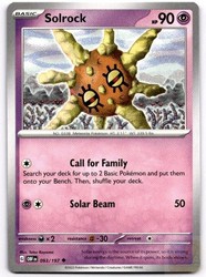 Solrock 093/197 Uncommon Obsidian Flames