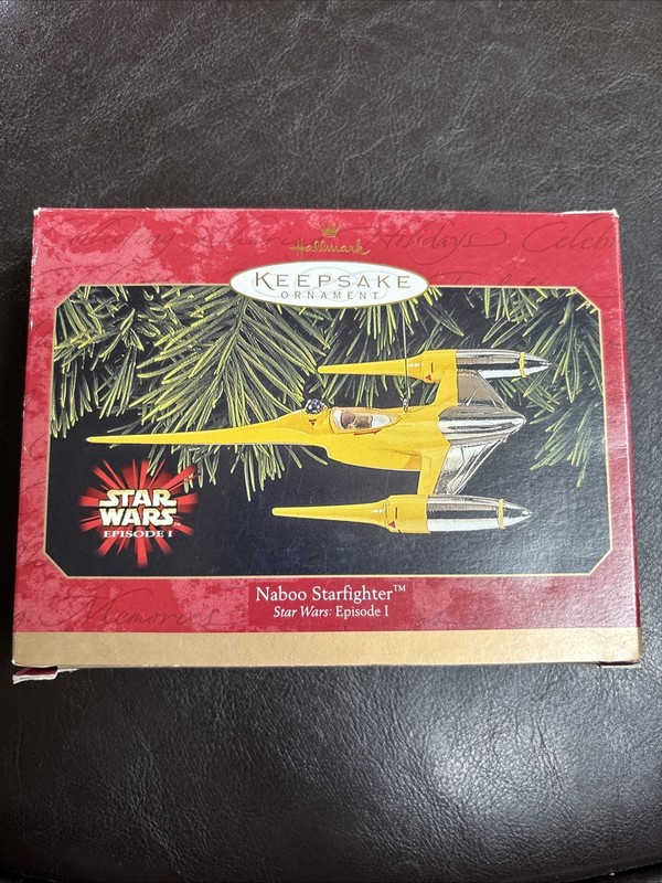 Hallmark Keepsake Ornament Naboo Starfighter Star Wars Episode I Dated 1999