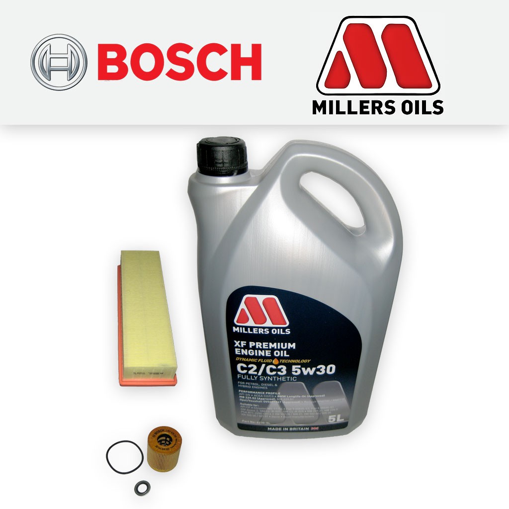 SERVICE KIT for CITROEN C3 1.6 16V PETROL OIL AIR FILTERS 5w30 OIL (2004-2010)