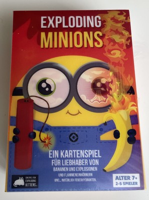 EXPLODING MINIONS - Kartenspiel * Deutsche Ausgabe * - Asmodee EXKD0009 - NEU
