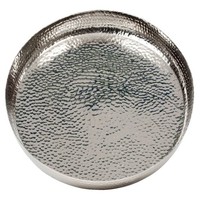 Dekotablett Ø 46 Cm Aluminium Hammerschlag Tablett FüR Oster- & Weihnachtsdeko