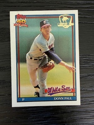1991 Topps Desert Shield #768 White Sox Dann Pall MT