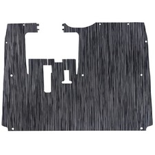 Alfombrilla para carro de golf Chilewich Premium negra Ribweave para Yamaha G29/Drive