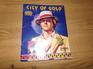1986 DOCTOR WHO CITY OF GOLD ROLE PLAYING GAME BOOK
