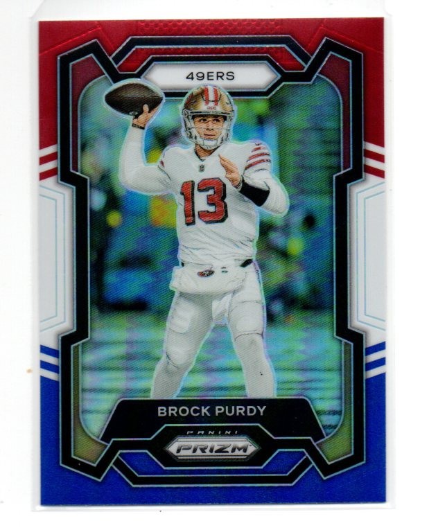 2023 Panini Prizm - Brock Purdy #266 Red White & Blue 49ers