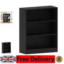 Versatile Cambridge Low Bookcase - 3 Tier Modern Design for Charming Storage