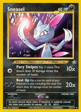 Sneasel - 25/111 - Pokemon Neo Genesis Unlimited Rare Card WOTC NM on eBay