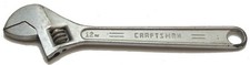 Vintage Craftsman 12" Crescent Adjustable Wrench No Model Number Made USA Used