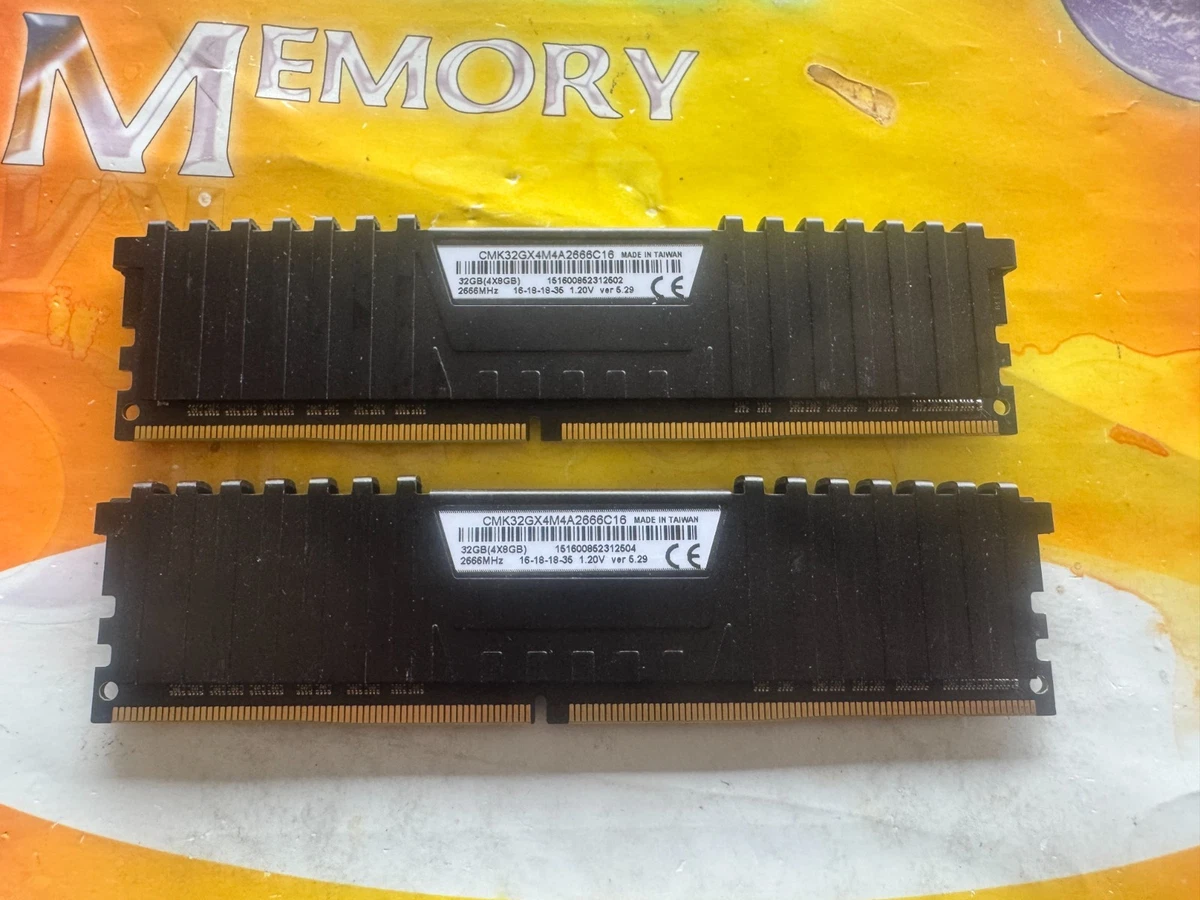 Corsair Computer PC4-21300 (DDR4-2666) Bus Speed Memory (RAM) for