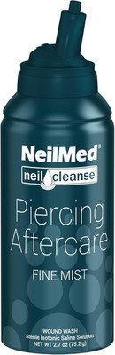 Neilmed Neilcleanse Piercing Aftercare Fine Mist Travel Size 75Ml