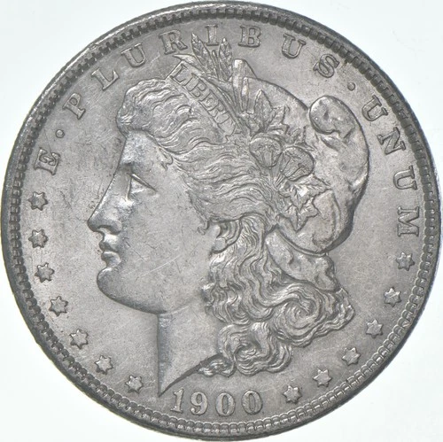 AU+ 1900 (P) Morgan Silver Dollar (1 coin) *2704