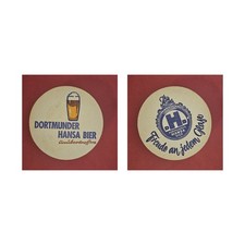 Dortmunder Hansa Bier unübertroffen Brauerei Bierdeckel Bier