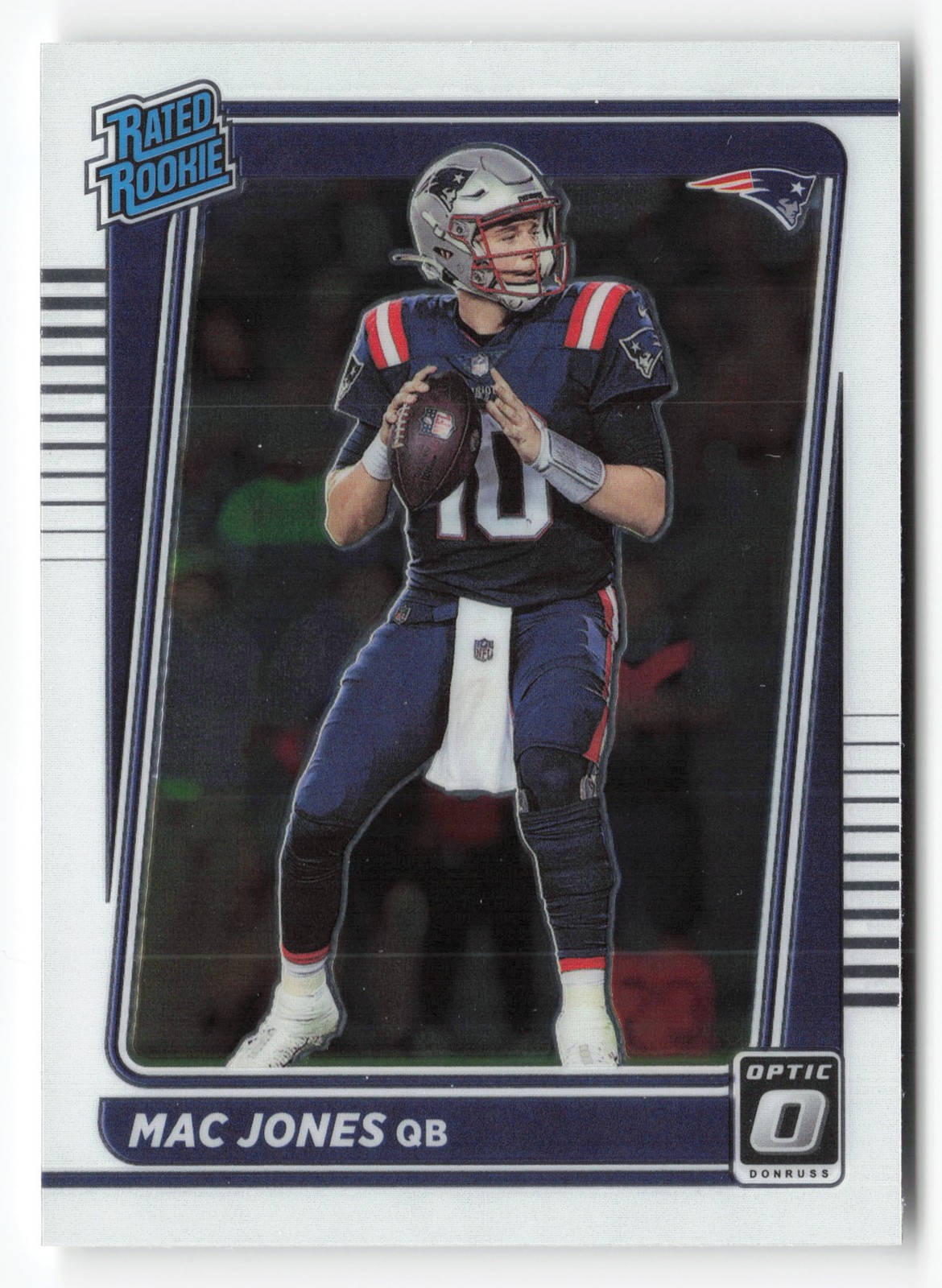 2021 Donruss Optic #206 Mac Jones New England Patriots