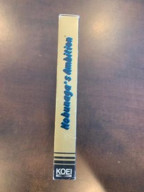 Nobunaga's Ambition Nintendo Nes CIB COMPLETE