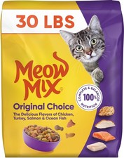 Meow Mix Original Choice Dry Cat Food, 30-lb bag
