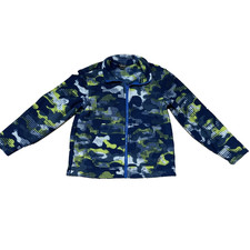 Childrens Eddie Bauer Boy's Jacket Camo Fleece Full Zipper Size XS 5/6