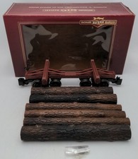 Bachmann 98490 G Scale Skeleton Log Car with Log Load (Metal Wheels)/Box
