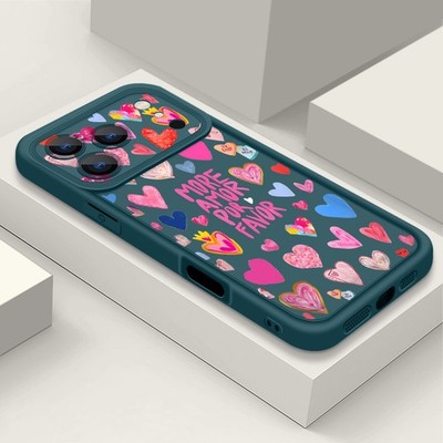 Stoßfest Love Herz Silikon Schutzhülle Für iPhone 17 Pro Max 16 Air 15 14 13 12