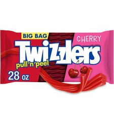 TWIZZLERS PULL 'N' PEEL Cherry Flavored Licorice 28 Ounce (Pack of 1), Red