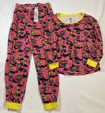 Disney Mickey Friends Halloween Women s pajamas pink character graphics Size S