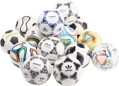 adidas FIFA World Cup Historical Club Soccer Ball Set - FREE